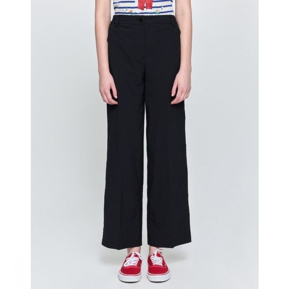 [25SS] [サマークール] ナイロンブレンドワイドバンディングパンツネイHSPA5B504N2 15,551円