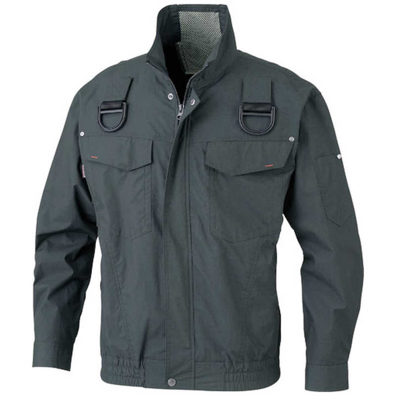 ビッグボーン商事　bigborn(ビッグボーン) 空調風神服 フルハーネス用長袖ジャケット [チャコール/Sサイズ]　BK6247F-69 S