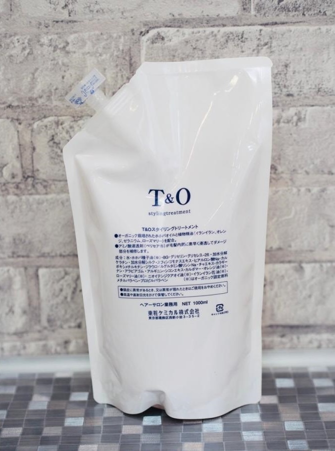 T＆O　スタイリングトリートメント　ノーマル 1000ml　レフィル　詰め替え　東粧ケミカル