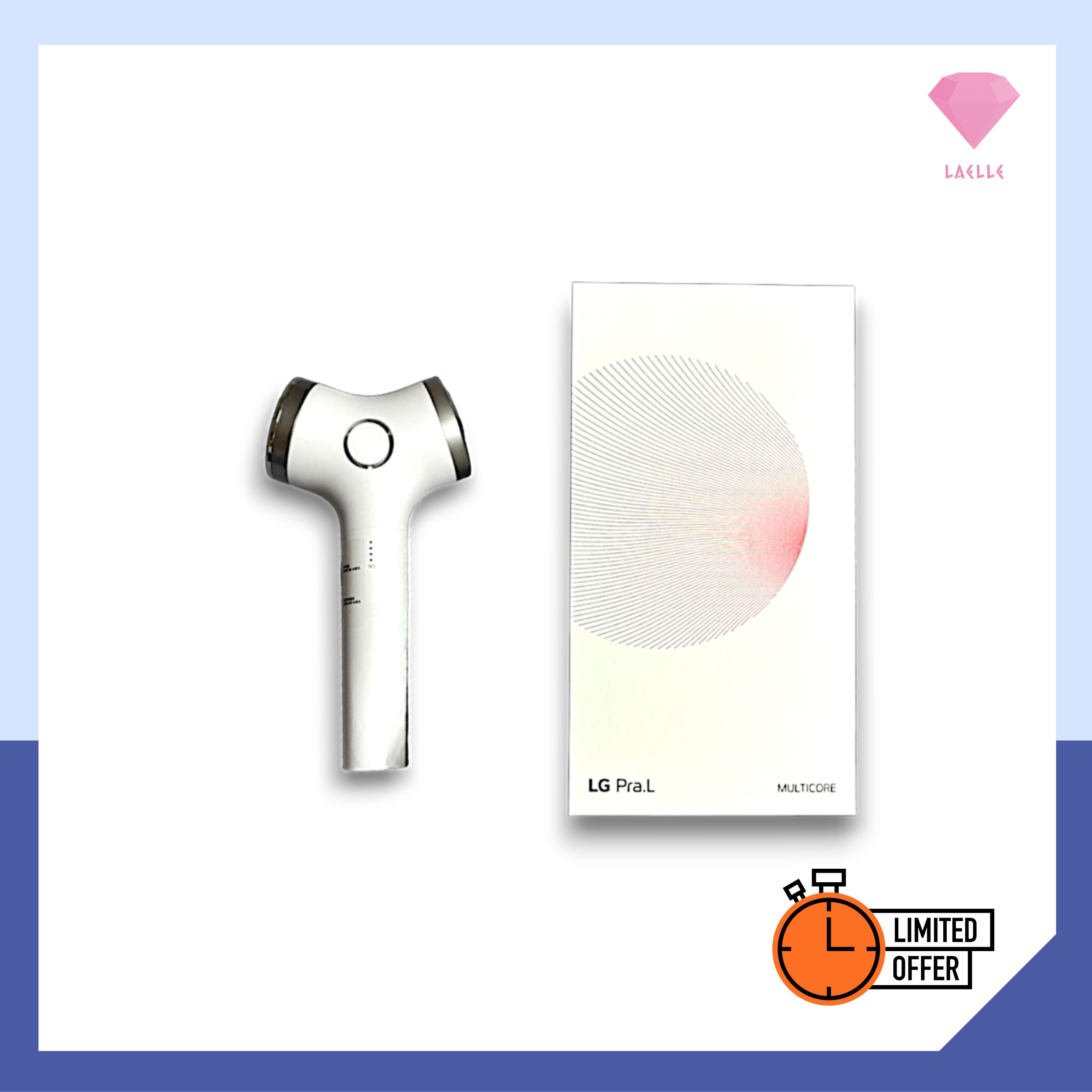 プラエルマルチコア(弾力 クーリング) 高周波マッサージ器 アンチエイジング 微細電流 クーリングケア ソノセラピー イオントポレシス