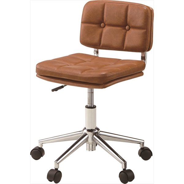 合皮のヴィンテージなデスクチェア 北欧 インダストリアル ガスチェア オフィスチェア