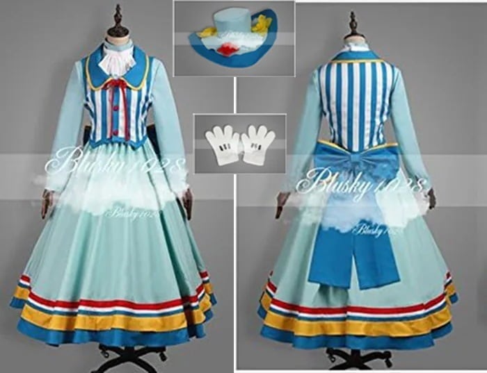 アメフログリ ミニーちゃん ハロウィン 衣装 コスチュームコスプレ衣装+バニエ+手袋+帽 ミニー コスプレ 衣装 ハロウィン クリスマス エントランス