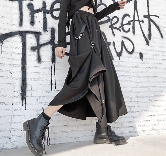 Qoo10] ロング スカート レディース モード系