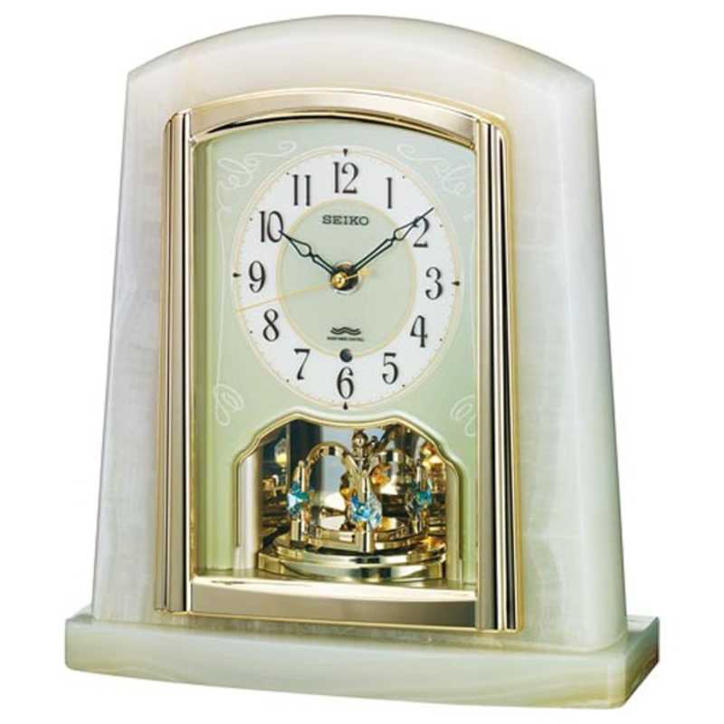 セイコー　電波置き時計ツインパ　BY223M