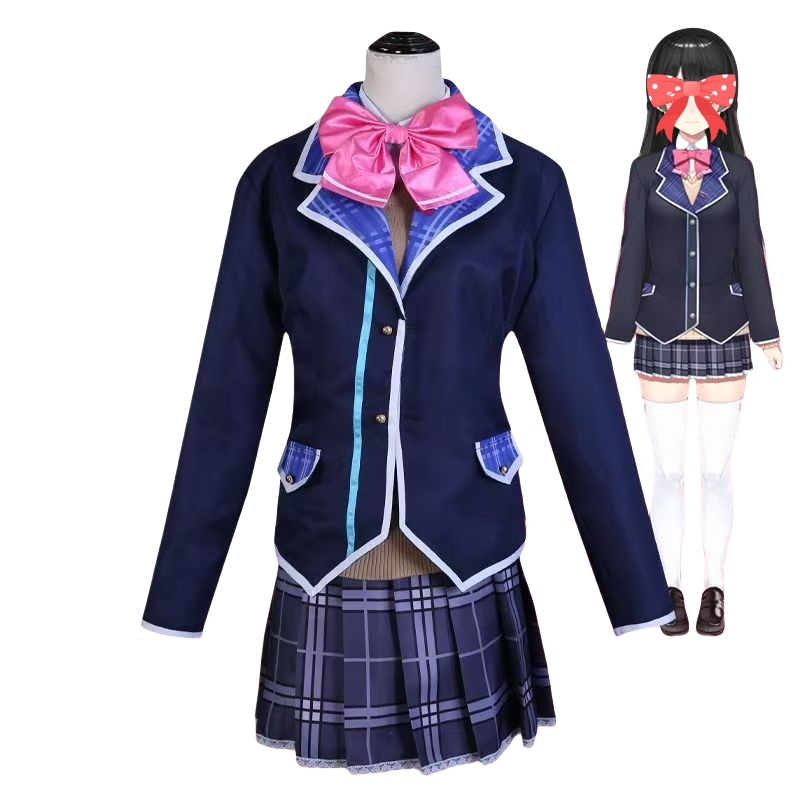 コスプレ衣装 月ノ美兎 衣装＋靴下 ウィッグ追加可 つきのみと衣装 コスプレ服 可愛い コスプレ ハロウィン