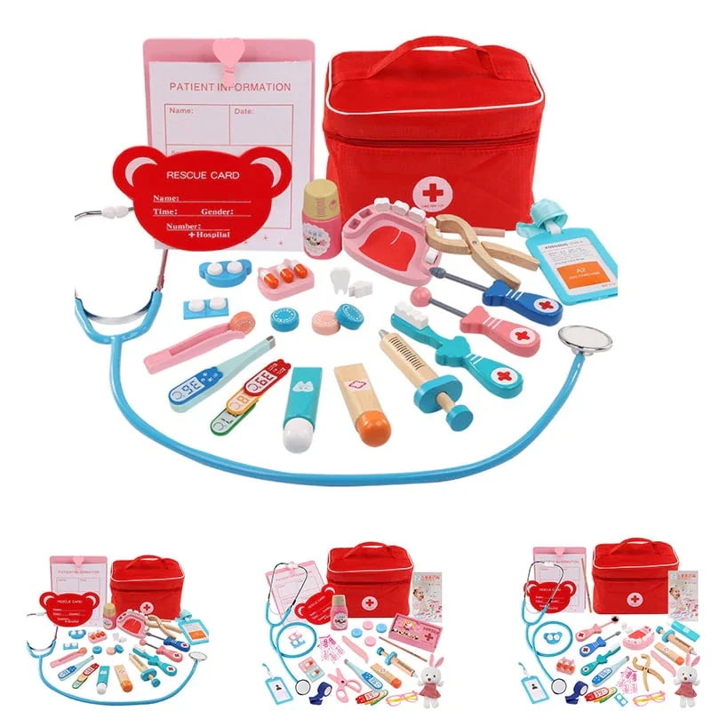 【急速出荷!】医療用キットはたくさんのツールがあり医師歯科医看護師または患者を演じることができます おもちゃ