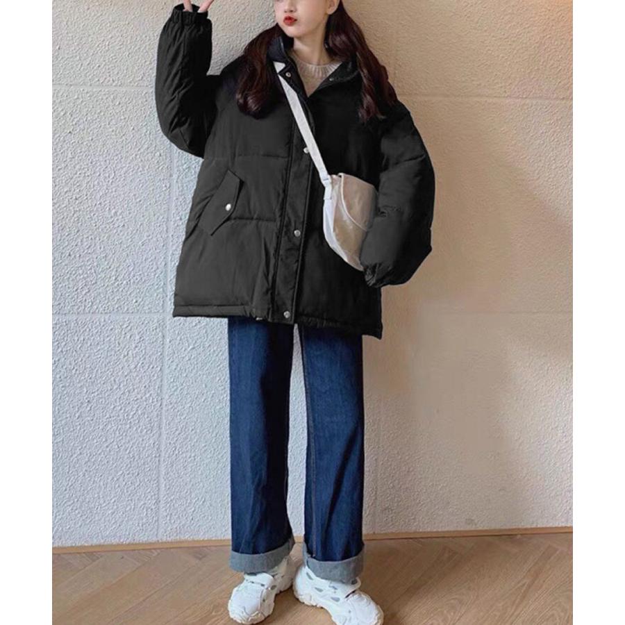 中綿コート2024新しいコットンジャケット韓国版学生ルーズコットンコートジャケット