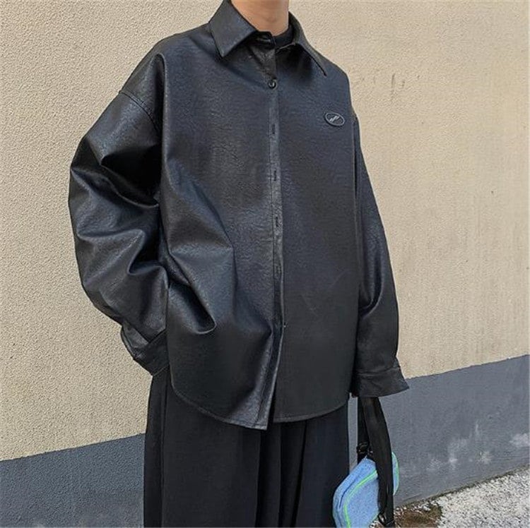 着痩せ効果激安セール タイドファッション 学生 百掛け ジャケット レザー コート 韓国バージョン トレンド ゆったりする カジュアル