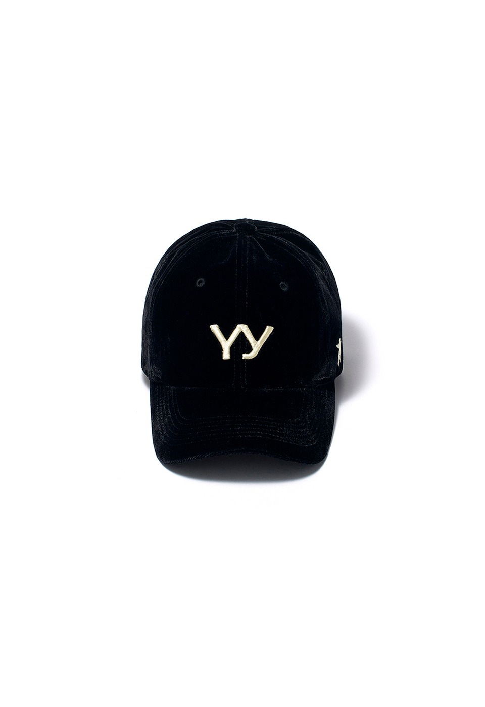 【OPEN Yy】 25FW YY VELVET BALL CAP : BLACK