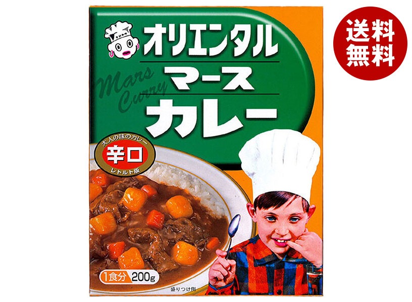 オリエンタル マースカレーレトルト版 辛口 200g×30個入