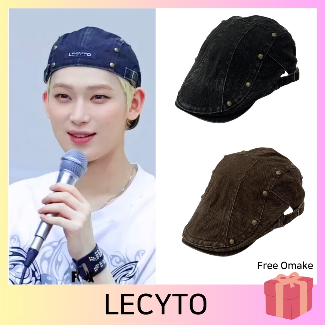 [ENHYPEN ソヌ 着用] Stud Washed Hunting Cap 帽子 3色 韓国ファッション + FREE GIFT