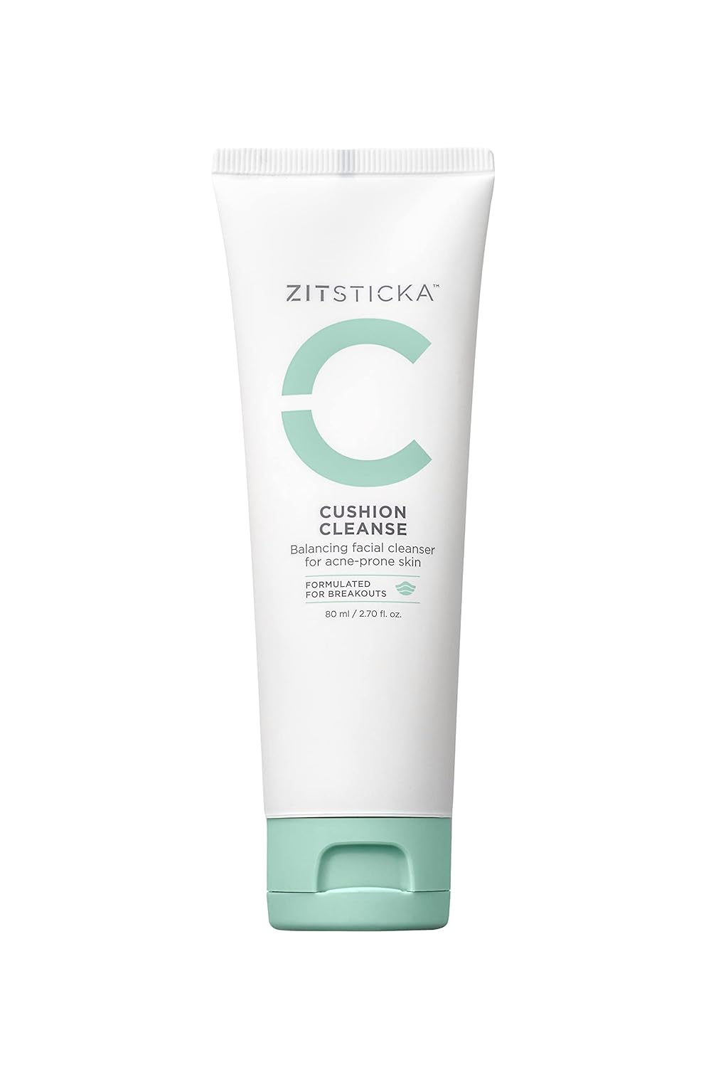 ZitSticka CUSHION CLEANCE 敏感肌のための水分補給洗顔料ノンストリッピングバリアブースト 80ml / 2.7オンス (1パック