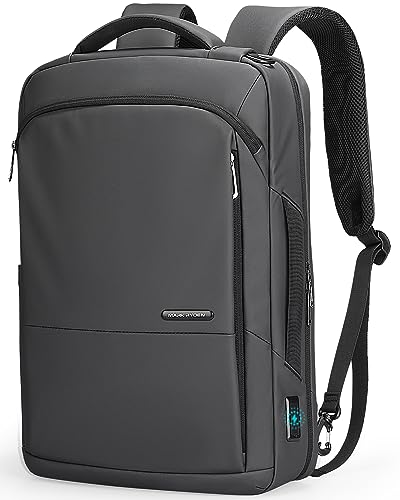 MARK RYDEN [マークライデン] 3WAY ビジネスリュック 薄型 メンズバックパック usbポート付き 15.6インチラップトップ 撥水加工 多機能 防水ポケット ストナップ収納可能 斜め掛