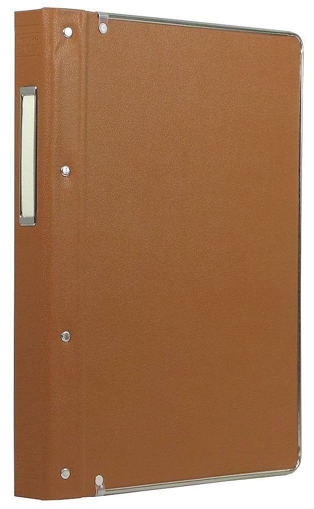 （まとめ買い）バインダーMP PP貼り B5 26穴 100枚収容 赤 ハ-10NR [x3]