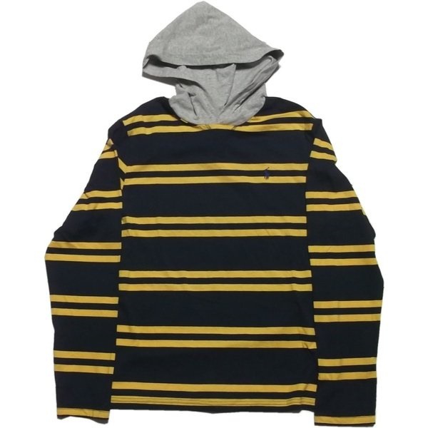 ボーイズサイズ 長袖 パーカ Tシャツ ネイビー boys PR2-257