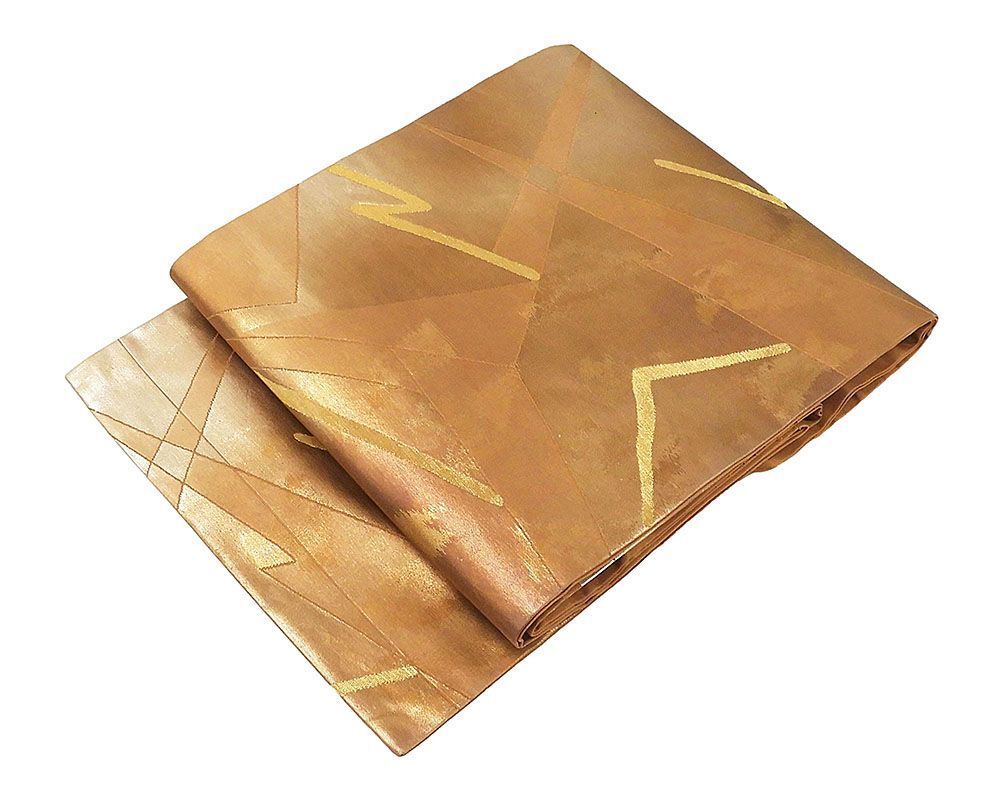 名古屋帯 正絹 幾何模様 名古屋帯 リサイクル h0684 6,142円