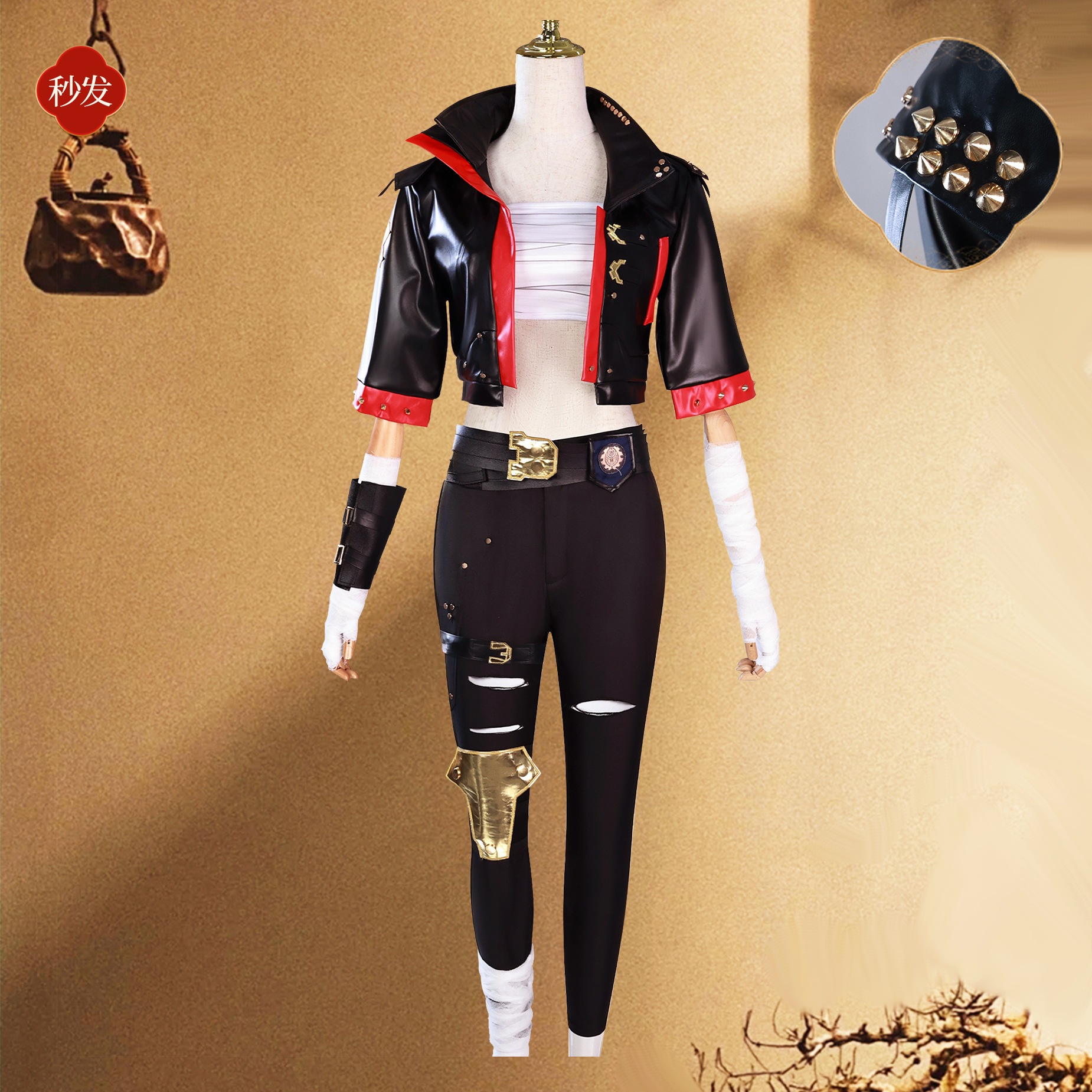 蔚cos双城戦い黒拳蔚コスプレ英雄連盟手遊び地下拳手蔚cos服