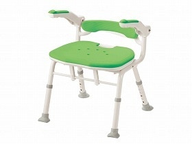 アロン化成 折りたたみシャワーベンチ ISフィット 骨盤サポートタイプ グリーン 536118
