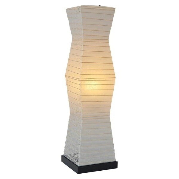 フロアランプ 和風モダン おしゃれ アジアン 和紙 日本製 照明器具 ルームライト 和室 レトロ 1灯 テーブルランプ 美濃紙x麻葉白 LED対応