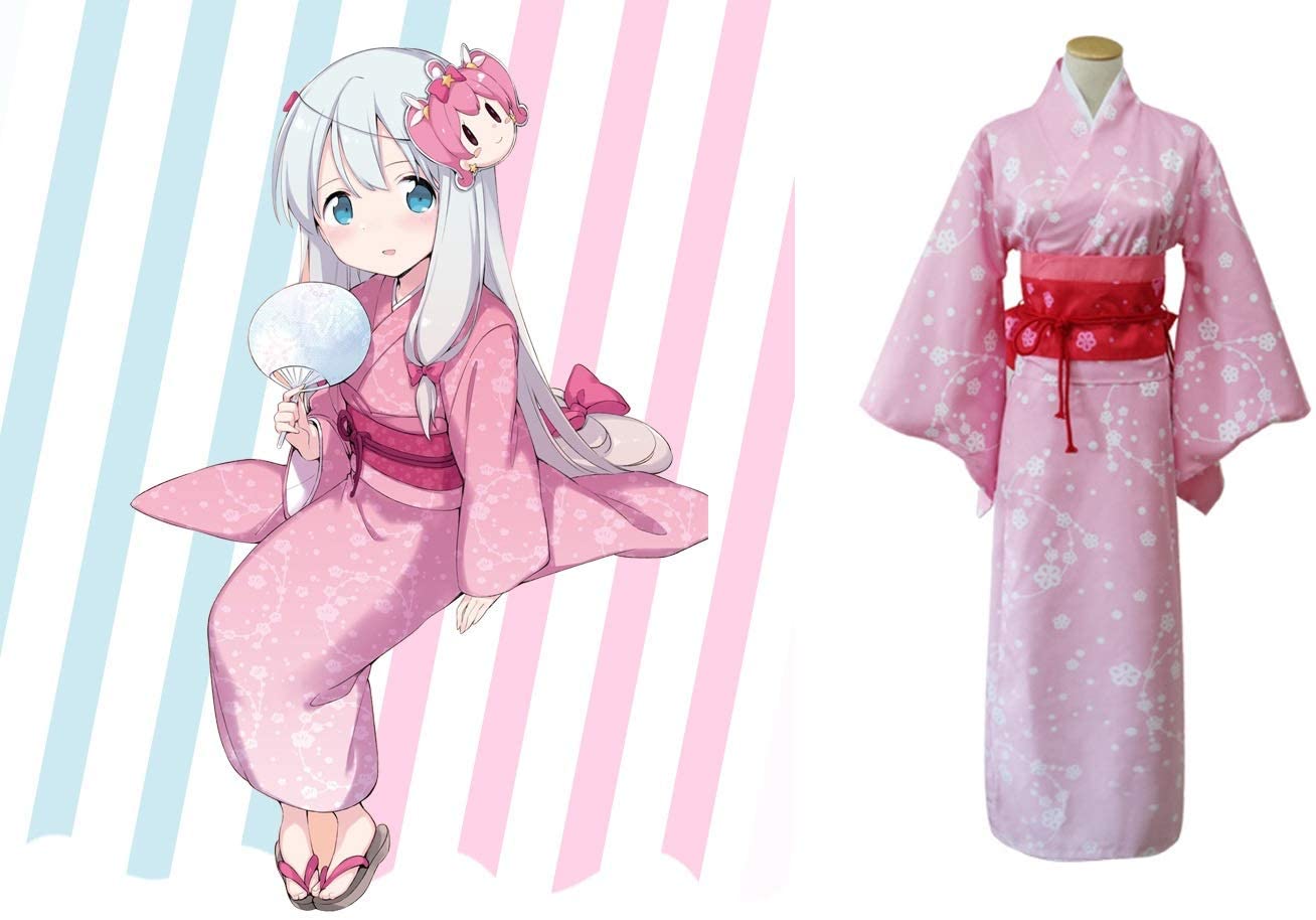 エロマンガ先生風 和泉紗霧 いずみさぎり 着物風 和服 豪華セット コスチューム イベント仮装