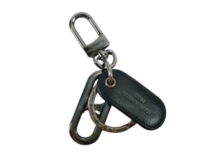 キーホルダー LV シグネチャー チェーン モノグラムエクリプス×メタル M00927 キーリング シルバー金具 ブラック シルバー バッグチャーム アクセサリー ブランド【本物保証】
