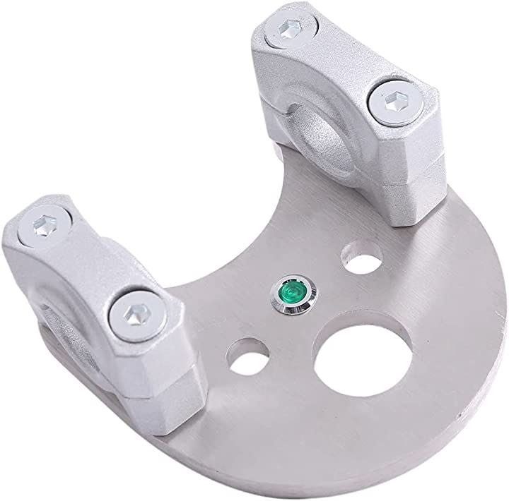 ホンダ用 ハンドルポスト バーハン キット 汎用品 スーパーカブ C50 C70 C90 リトルカブ 等 カスタムパーツ 社外品(シルバー)