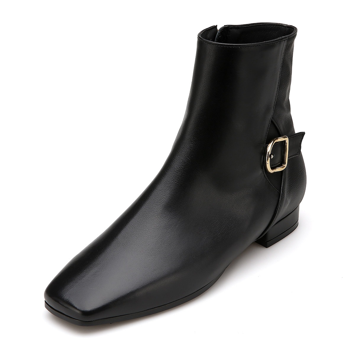 エリザベート スクエアベルト アンクルブーツ EL21392