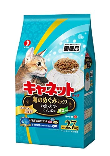 他サイト： キャネットチップ キャットフード 海のめぐみミックス 2.7キログラム (x 1)の商品画像