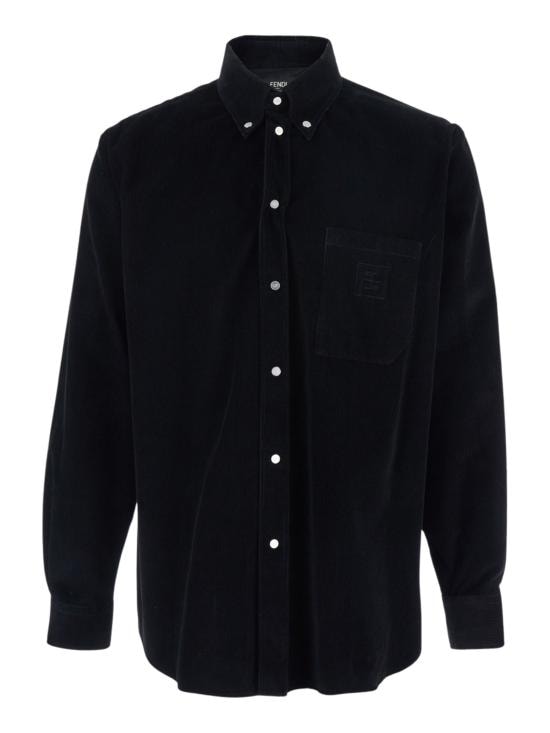 FENDI Men Shirts FS1296 ATEFF0QA1 Black