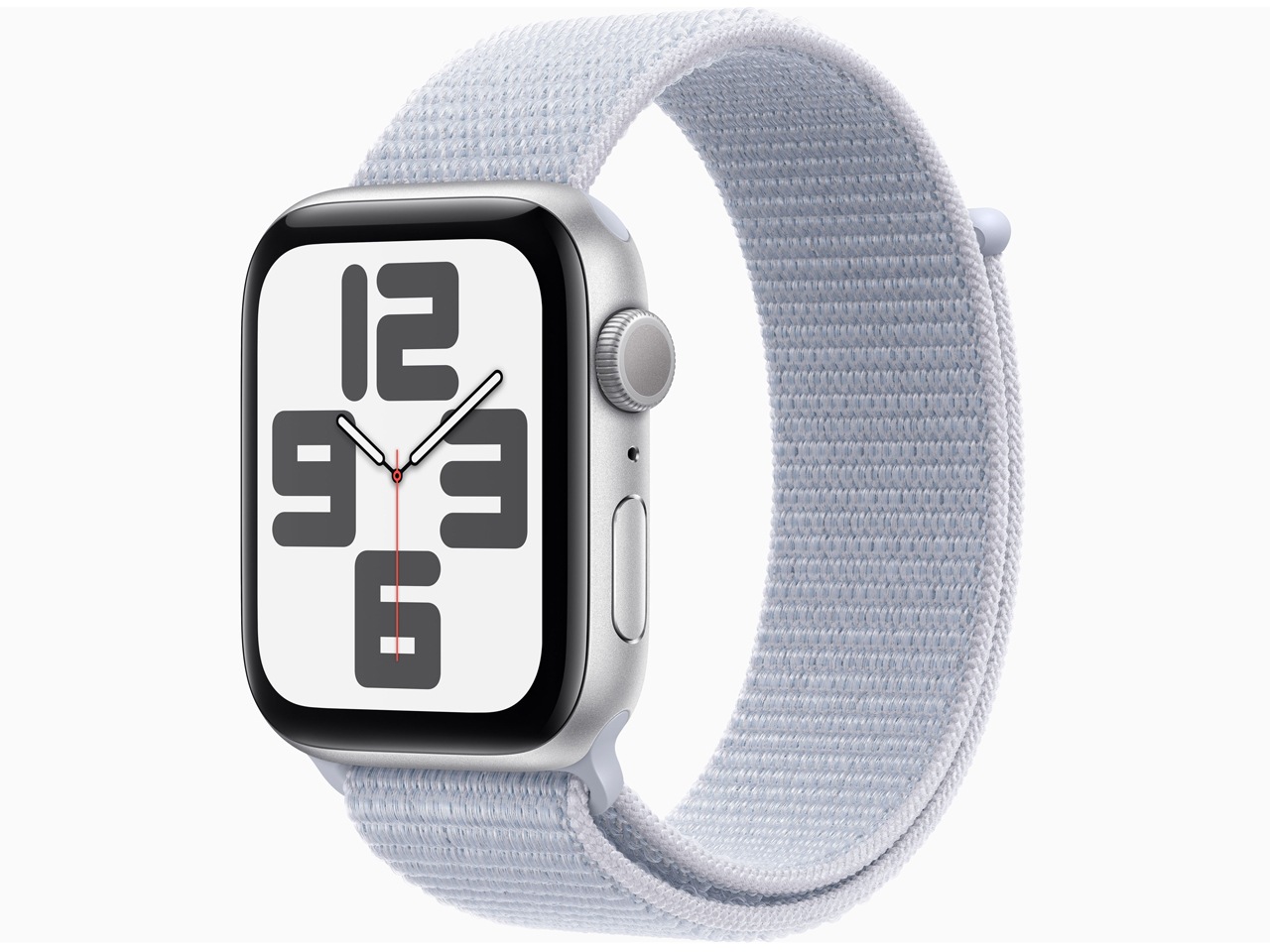 Apple Watch SE 第2世代 GPSモデル 44mm MXET3J/A [シルバー・ブルークラウドスポーツループ]