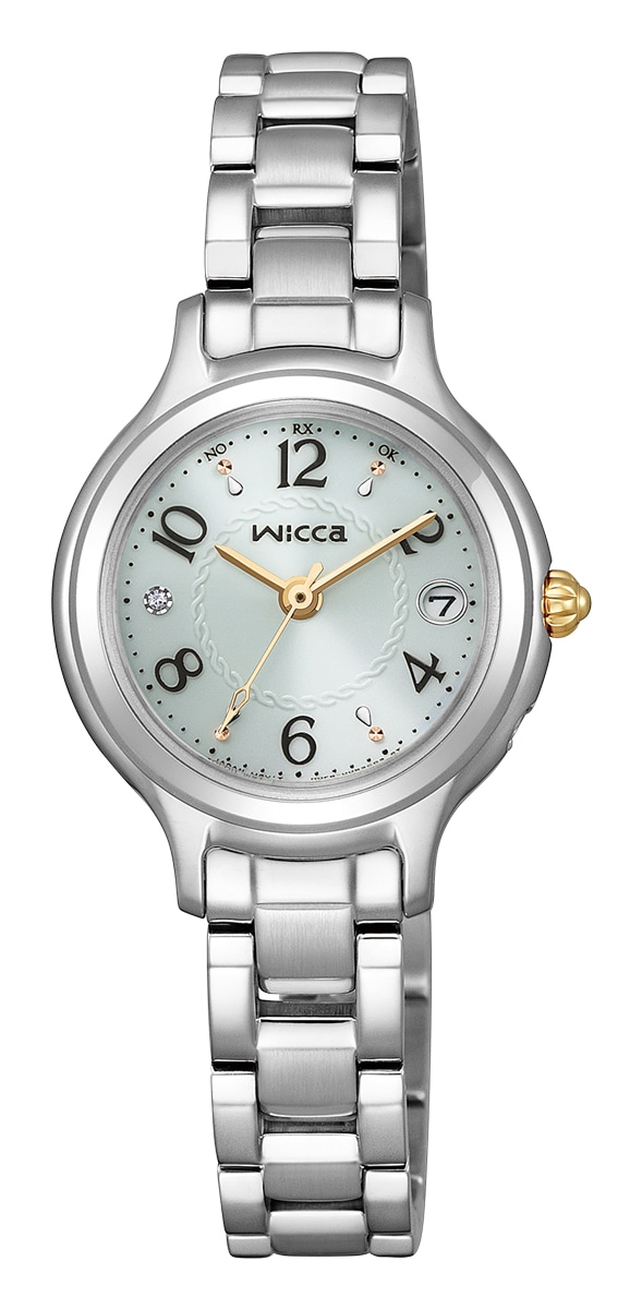 シチズン 【国内正規品】ウィッカ　ソーラーテック電波時計 ソーラー電波　レディースタイプ KS1-911-71