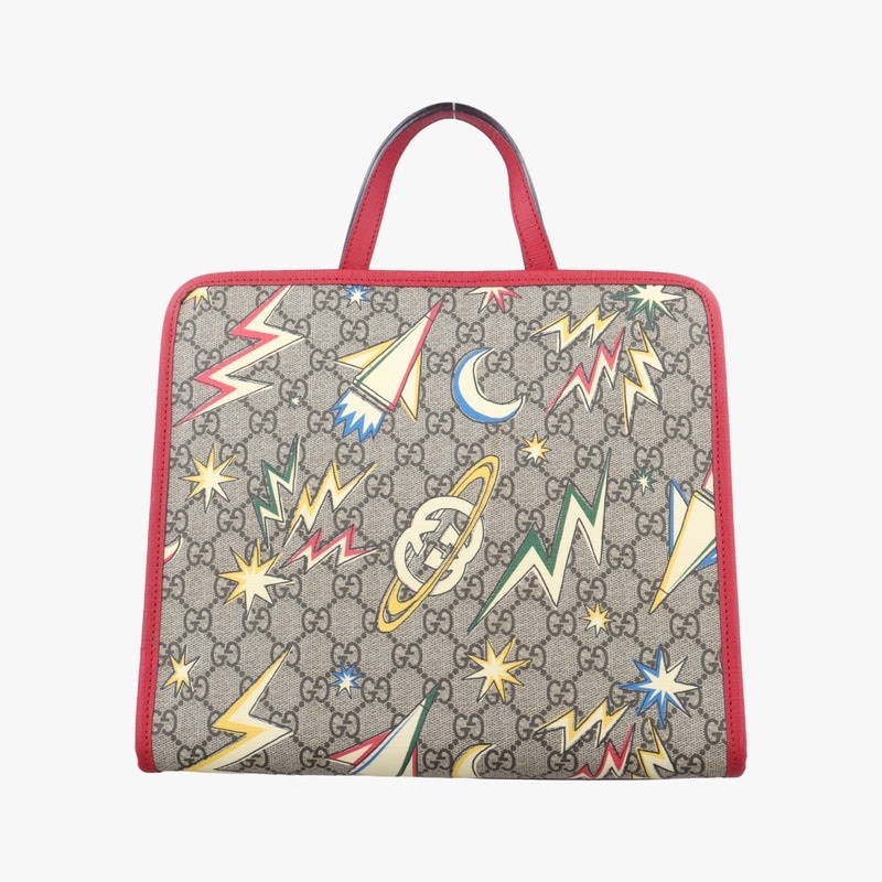 キッズ GGバケットマルチカラーPVCコーティングキャンバス605614A033055619中古