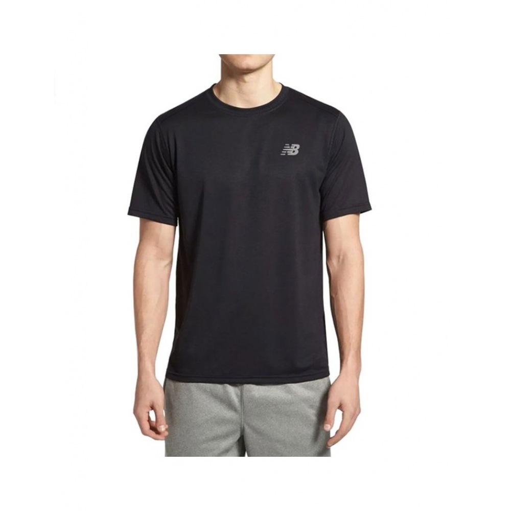 ニューバランスジュニアニューバランスコアラン半袖Tシャツファンクショナル T シャツ MT11205-BK