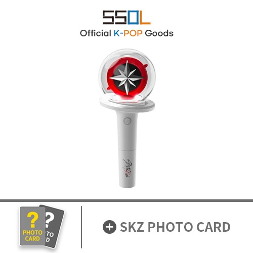 【PHOTO CARD 贈呈】 [即時出庫] Stray Kids 公式 OFFICIAL FAN LIGHT STICK ペンライト 応援棒