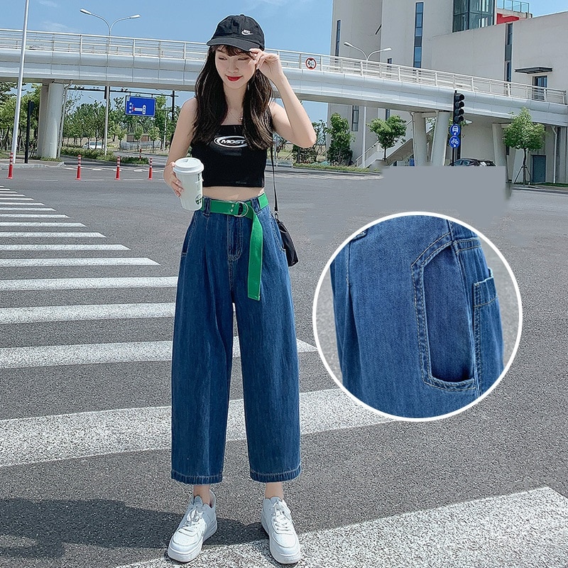 脚長効果!スキニ一デニムパンツプリーツワイドパンツスキニーデニムパンツスキニーパンツ レディース デ
