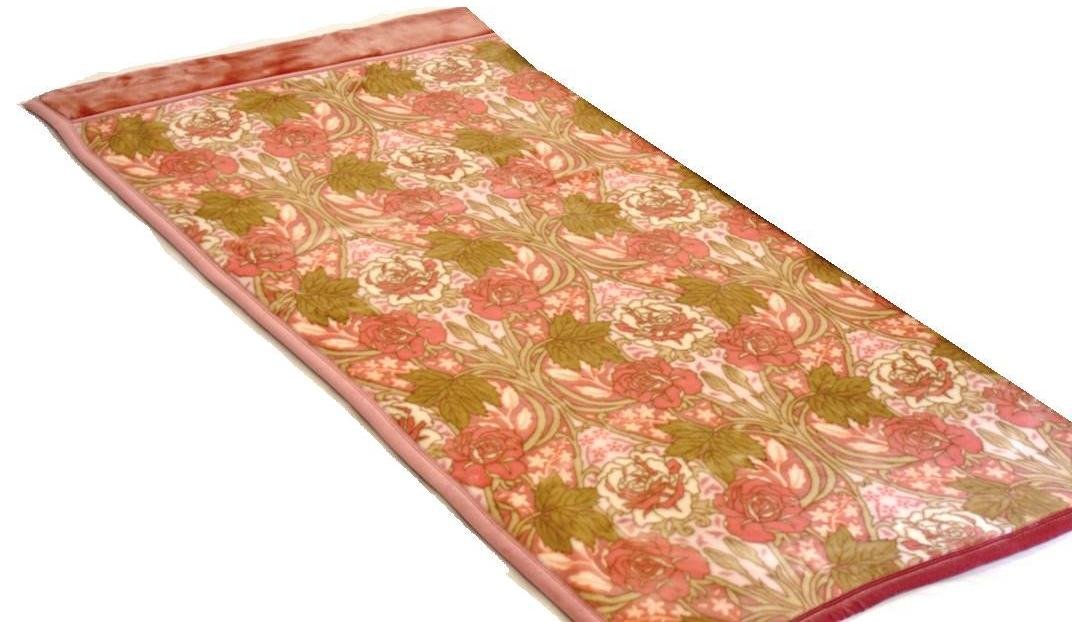 nishikawa 【 西川 】 あったか アクリル 合わせ 毛布 シングル AA2003 ピンク