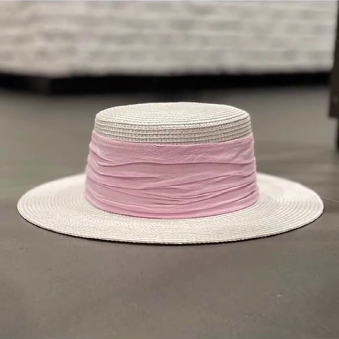 100％本物保証！ 日系糖果色ウェビング草編み帽子子供韓版潮ファッション夏の海辺のリゾートサンバイザー 帽子