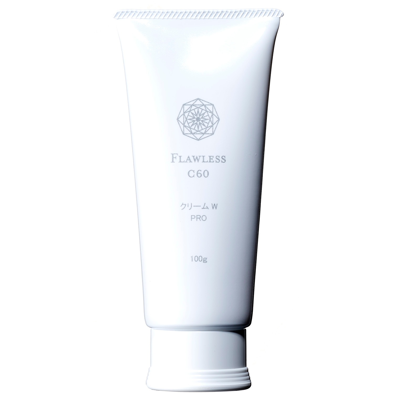エステサロン発コスメ【フローレスC60】【ビタミンCの172倍の抗酸化力・フラーレン配合】時短スキンケア　抗酸化・抗糖化エイジングケア【業務用】【フラーレン配合】クリームW PRO 100g