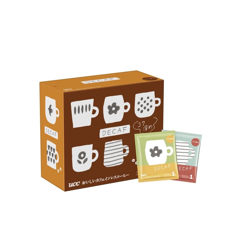 お・い・し・いカフェインレス UCC ワンドリップコーヒー コク深め 50杯【デカフェ】【ノンカフェイン】