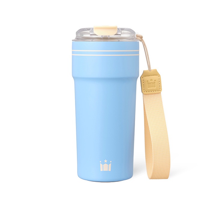 ピュア セラミック タンブラー クリームブルー 650ml 韓国正規品