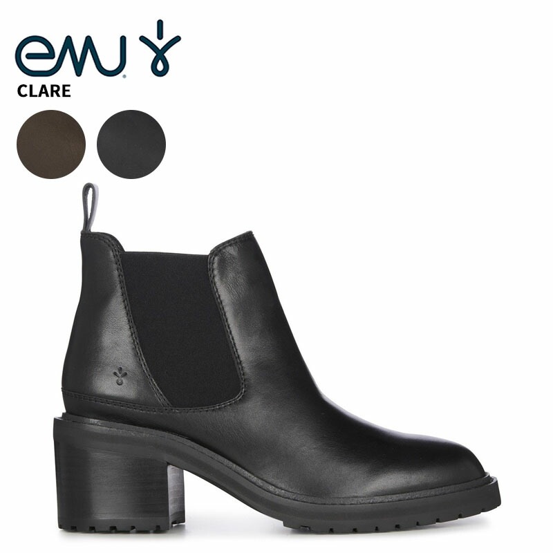 エミュー レディース サイドゴアブーツ EMU Clare 防水 アンクルブーツ レザー