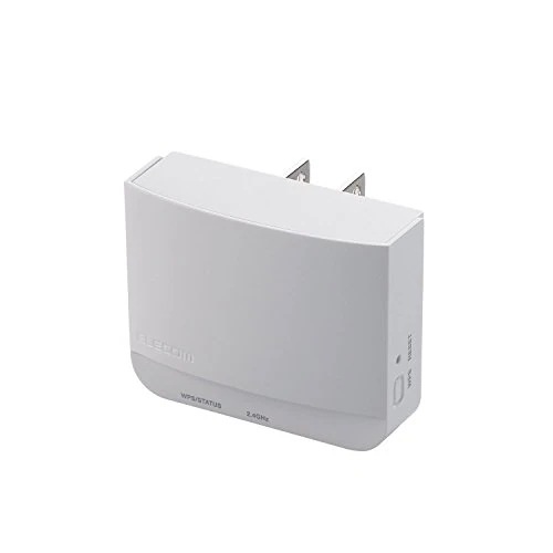 エレコム WiFi 無線LAN 中継器 11n/g/b 300Mbps コンセント直挿し WTC-3