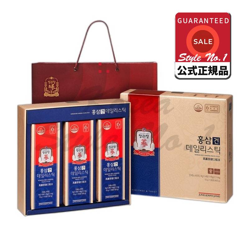 紅参ガンデイリスティック+ショッピングバッグ450g