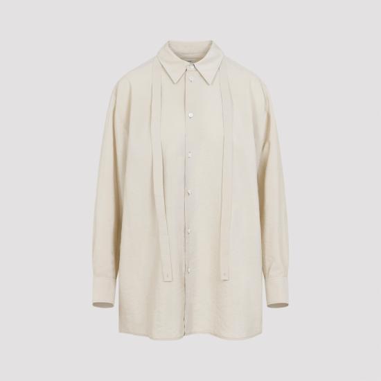 LEMAIRE Women Shirts SH1282 LF1308 BG235 OAT MILK