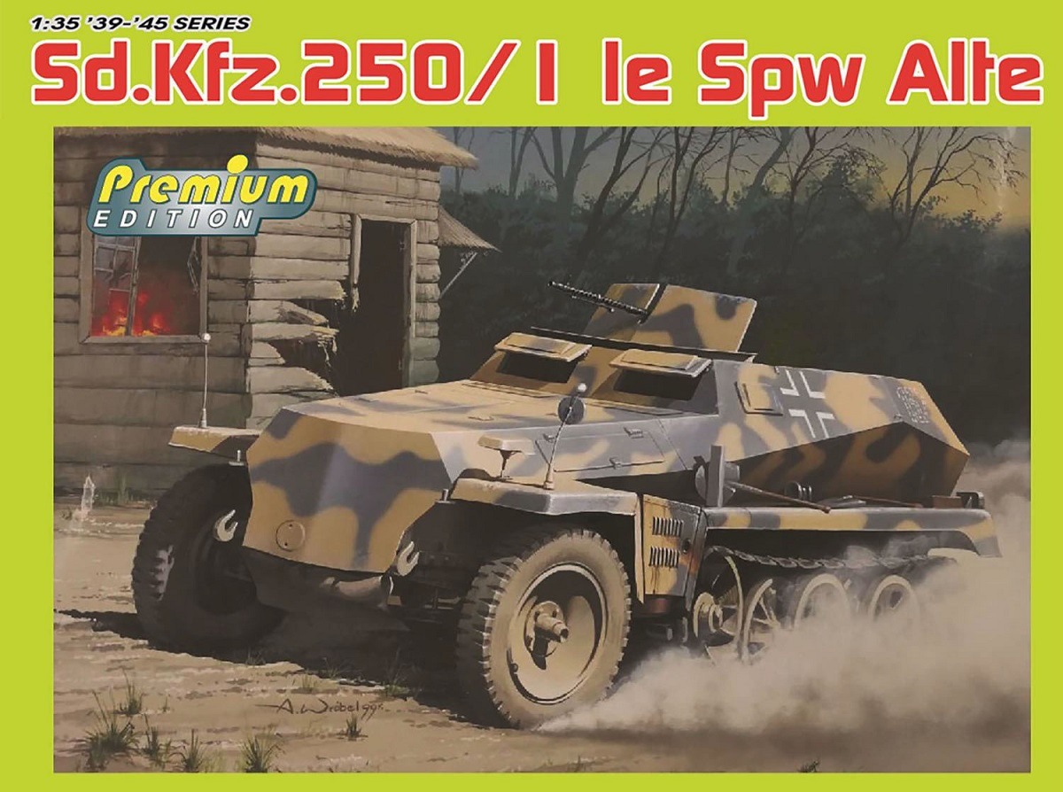 ドラゴンモデル 【再生産】1/35 WW.II ドイツ軍 Sd.Kfz.250/1 アルテ 軽装甲兵員輸送車マジックトラック/金属製車幅ポール/Gen2アクセサリー付属 豪華仕様【DR6557SP】