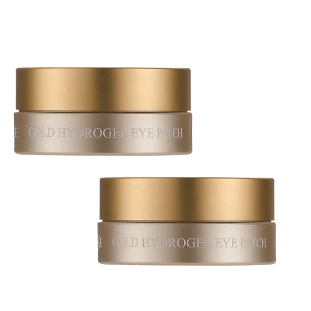 ゴールドハイドロゲル アイパッチコラーゲン 目元額目の下60枚2個