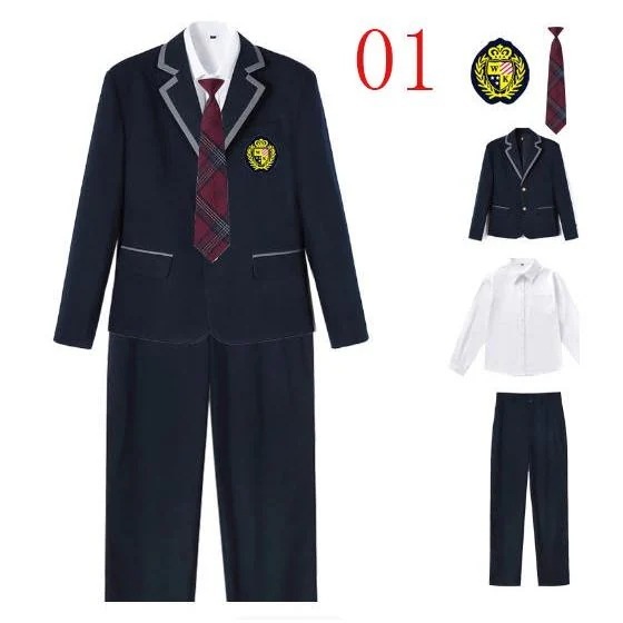 卒業式 女の子 大きいサイズ 高校生 中学生 スカート 5点セット 学生服 男の女子制服 なんちゃって制服 男の女子高生 チェック柄 入学式-310