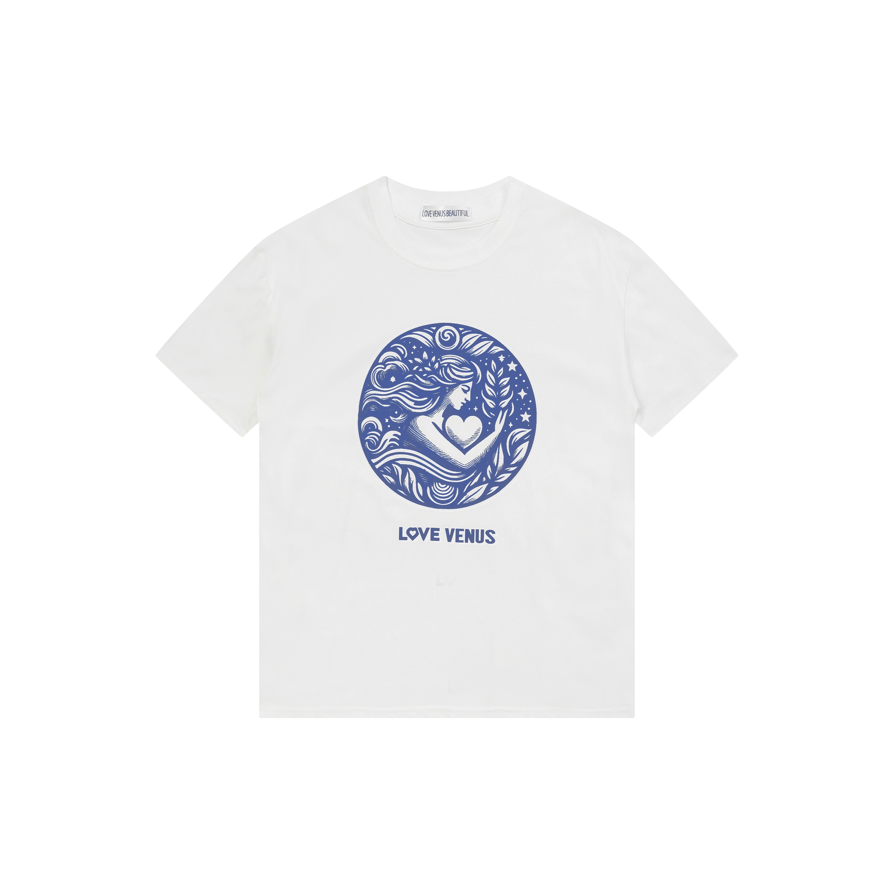 ホワイトのサークルロゴTシャツ