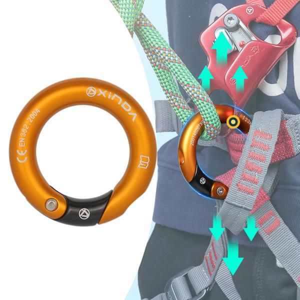 アーボリストツリークライミング用ラッペルリングアーボリストマウンテニアハンモックゴールド 5,280円