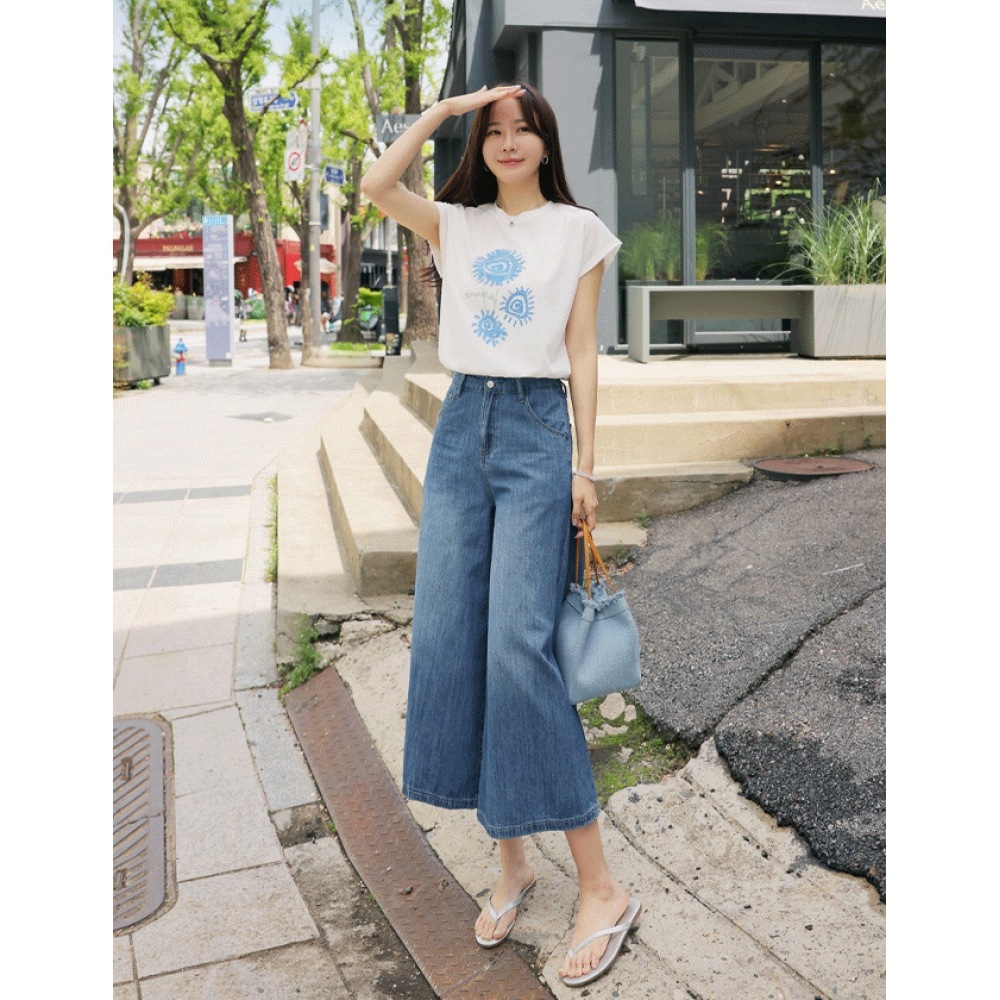 クリック＆ファニー ガ軽いクールハイジン キュロットパンツ S,M,Lサイズ